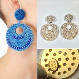 Kenneth Lane beaded earrings